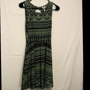 Tribal Print open back dress